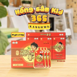 Nước Uống Hồng Sâm Baby Kanghwa 365 - Hộp 30 Gói *20ml