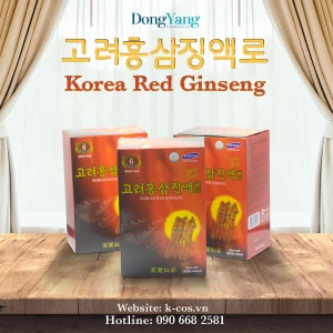 Nước Uống Hồng Sâm Korean Red Ginseng Gold (30 Gói x 80ml) Hàn Quốc