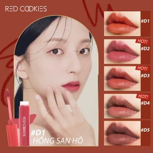 Son Lì Red Cookies Water Dew Velvet Tint Hàn Quốc Màu D2 - Hồng San Hô (4gr )