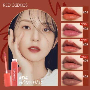 Son Lì Red Cookies Water Dew Velvet Tint Hàn Quốc Màu D4 - Hồng Đào (4gr )