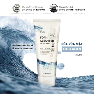 Sữa rửa mặt Collagen Ekel Collagen Foam Cleanser 180ml ( Date 2026 )