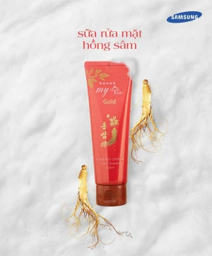 Sữa Rửa Mặt Hồng Sâm Hàn Quốc My Gold 130ml