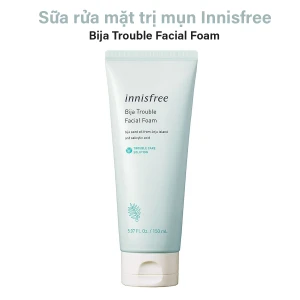 Sữa Rữa Mặt INNISFREE Trị Mụn Bija Trouble Facial Foam 150ml