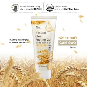 Tẩy tế bào chết gạo Ekel Rice Bran 180ml ( date 2026 )