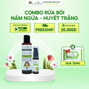 Bộ gel Rửa và Bôi phụ khoa Lavima tặng khăn ướt vệ sinh