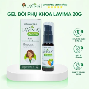 Gel bôi phụ khoa Lavima Antimic Ngăn ngừa bệnh vùng kín, nấm ngứa từ thảo dược Châu Âu