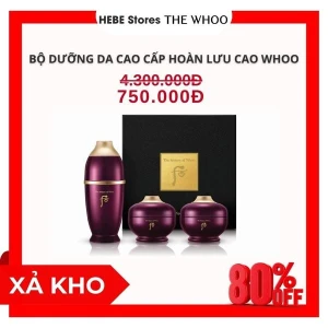 Bộ Dưỡng Trẻ Hóa Da Hoàn Lưu Cao Whoo Hwanyu Go mini 3 sản phẩm