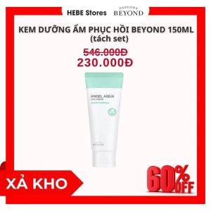Kem Dưỡng Phục hồi Beyond Angel Aqua Cica Cream 150ml - tách set