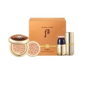 Phấn Nước Tái Sinh Whoo Cheongidan Radiant Essence Cushion Special Set Hàng Cty LG