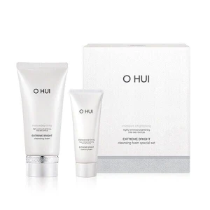 Set Sữa Rửa Mặt Dưỡng Trắng Ohui Extreme Bright Foam 160ml 100ml