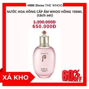 Sữa Dưỡng Cấp Ẩm Whoo Gongjinhyang Soo Vital Hydrating Emulsion 110ml Tách set