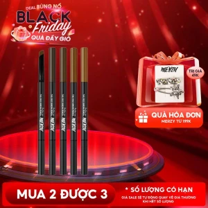 Chì Kẻ Mày Ngang Merzy Sắc Nét, Lâu Trôi The First Brow Pencil 0.3g