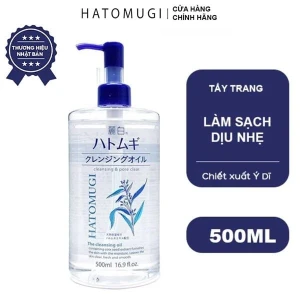 Dầu Tẩy Trang Hatomugi Dưỡng Ẩm, Làm Sáng Da Cleansing & Pore Clear The Cleansing Oil 500ml