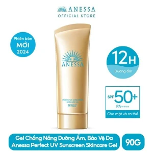 Gel Chống Nắng Anessa Dưỡng Ẩm, Bảo Vệ Da Perfect UV Sunscreen Skincare Gel SPF50 /PA 90g