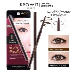 Kẻ Viền Mắt Trong Browit Dạng Sáp, Chống Nước, Sắc Nét Smooth and Slim Inner Eyeliner 0.1g
