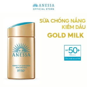 Kem Chống Nắng Anessa Dạng Sữa Chống Trôi Perfect UV Sunscreen Skincare Milk SPF50 /PA