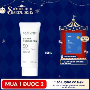 Kem Chống Nắng Caryophy Nâng Tông Smart Sunscreen Tone Up SPF50 /PA 50ml