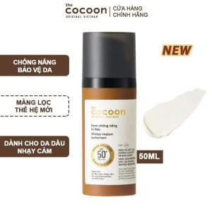 Kem Chống Nắng Cocoon Bí Đao Quang Phổ Rộng Dành Cho Da Dầu