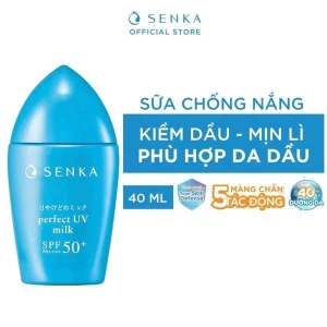 Kem Chống Nắng Dạng Sữa Senka Perfect UV Milk SPF 50 /PA 40ml