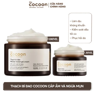Kem Dưỡng Ẩm Cocoon Hỗ Trợ Ngừa Mụn Dạng Thạch Từ Bí Đao Winter Melon Gel Cream