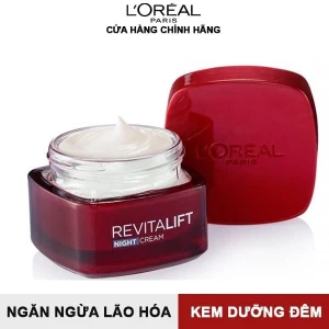 Kem Dưỡng L'Oreal Ngừa Lão Hòa Ban Đêm Revitalift Moisturizing Cream Night 50ml