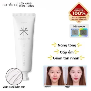 Kem Gạo Dưỡng Ẩm Romand Hỗ Trợ Giảm Tàn Nhang, Làm Sáng Da