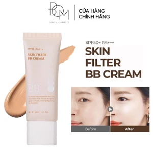 Kem Nền B.O.M Che Phủ Tự Nhiên, Mỏng Nhẹ Lâu Trôi Skin Filter BB Cream SPF50/PA 40ml