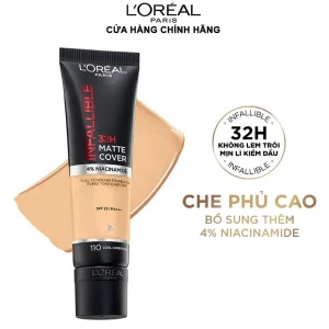 Kem Nền L'Oreal Che Phủ Cao, Kiềm Dầu