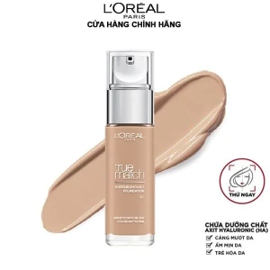 Kem Nền L'Oreal Mịn Nhẹ Cho Lớp Nền Bền Màu Lâu Trôi True Match Super-Blendable Foundation SPF16/PA 30ml