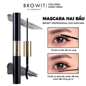 Mascara Browit Hai Đầu Làm Tơi Và Cong Mi Professional Duo Mascara Sexy Black 4g 4g