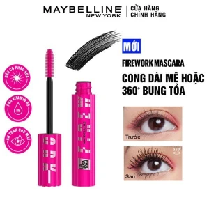 Mascara Maybelline Chuốt Mi Cong Dài, Tỏa Mi 360 Độ Mascara Firework Lash Sensational Waterproof 8.75ml