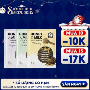 Mặt Nạ B.O.M Dưỡng Ẩm, Hỗ Trợ Làm Sáng, Làm Dịu Da Honey And Milk Mask 25g