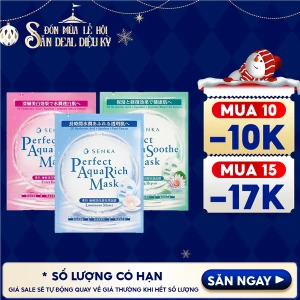 Mặt Nạ Giấy Senka Chăm Sóc Da Perfect Aqua Mask