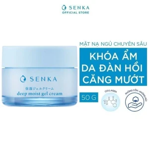 Mặt Nạ Ngủ Senka Cấp Ẩm Chuyên Sâu Deep Moist Gel Cream 50g