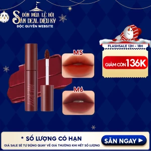 Màu 1-6 Son Kem Lì Merzy Siêu Mịn Môi Bite The Beat Mellow Tint 4g