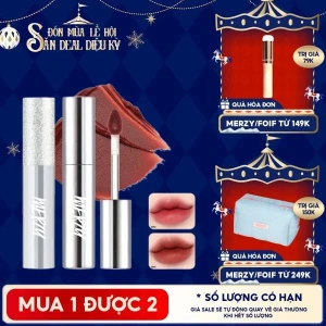 Merzy Glam Vỏ Bạc Son Kem Lì Mềm Mịn, Lâu Trôi Merzy The Glam Mellow Tint 4g