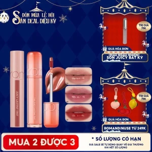 NEW Màu 1-39 Son Tint Lì Romand Căng Bóng The Juicy Lasting Tint