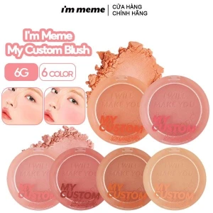 Phấn Má Hồng I'm Meme Dạng Nén Siêu Xinh My Custom Blush 6g