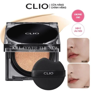 Phấn Nước Clio Che Phủ Cao, Lớp Nền Mịn Lì, Lâu Trôi Kill Cover The New Founwear Cushion SPF50 PA