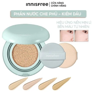 Phấn Nước Innisfree Kiềm Dầu Cho Lớp Nền Lâu Trôi No-Sebum Powder Cushion SPF 29/PA 14g