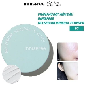 Phấn Phủ Bột Innisfree Kiềm Dầu Giữ Da Luôn Mịn Màng No-Sebum Mineral Powder 5g