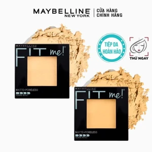 Phấn Phủ Maybelline Dạng Nén Mịn Lì, Kiềm Dầu Hiệu Quả Fit Me Matte Poreless Powder 8.5g