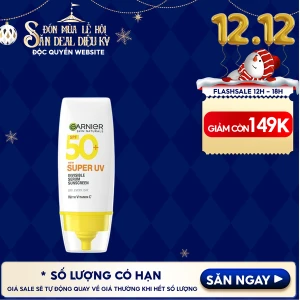 Serum Chống Nắng Garnier Mỏng Nhẹ Skin Naturals Super UV Invisible Serum Sunscreen SPF50 /PA