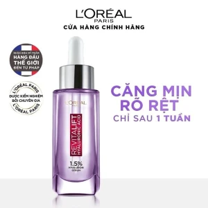 Serum L'Oreal Cấp Ẩm, Cải Thiện Nếp Nhăn Revitalift 1.5% Hyaluronic Acid Serum
