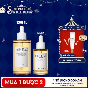 Serum Skin1004 Tinh Chất Rau Má Làm Dịu, Hỗ Trợ Dưỡng Sáng, Mờ Thâm Cho Da Nhạy Cảm Madagascar Centella Asiatica 100 Ampoule