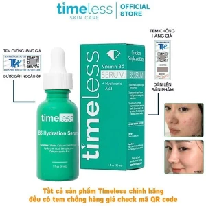 Serum Timeless Làm Dịu, Hỗ Trợ Phục Hồi Da Timeless Vitamin B5 Serum 30ml