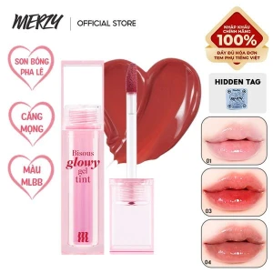 Son Bóng Pha Lê Merzy Căng Mọng, Bền Màu Bisous Glowy Gel Tint