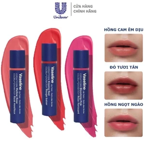 Son Dưỡng Môi Vaseline Dưỡng Ẩm Môi Mềm Mại Lip Care Colour Care 3g