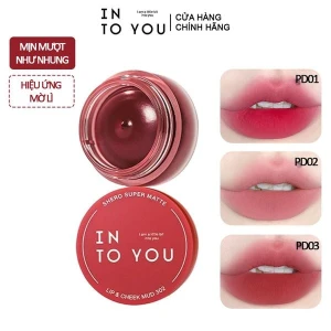Son Kem Bùn Kiêm Má Hồng Dạng Hũ Into You Shero Super Matte Lip & Cheek Mud (Canned) 5g