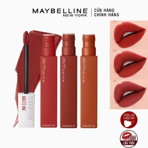 Son Kem Lì Maybelline Lên Màu Chuẩn, Lâu Trôi New York Superstay Matte Ink City Edition 5ml